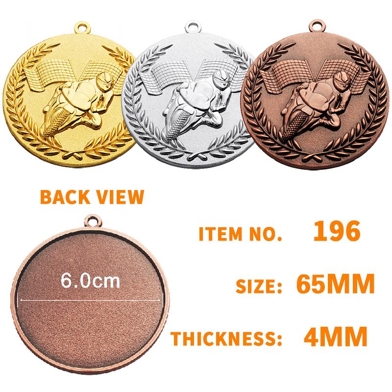 New 65mm Motorcycle Medal
