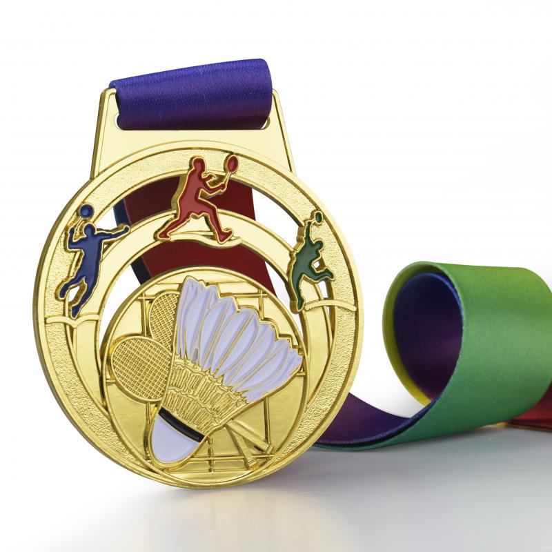 65mm new badminton medal 