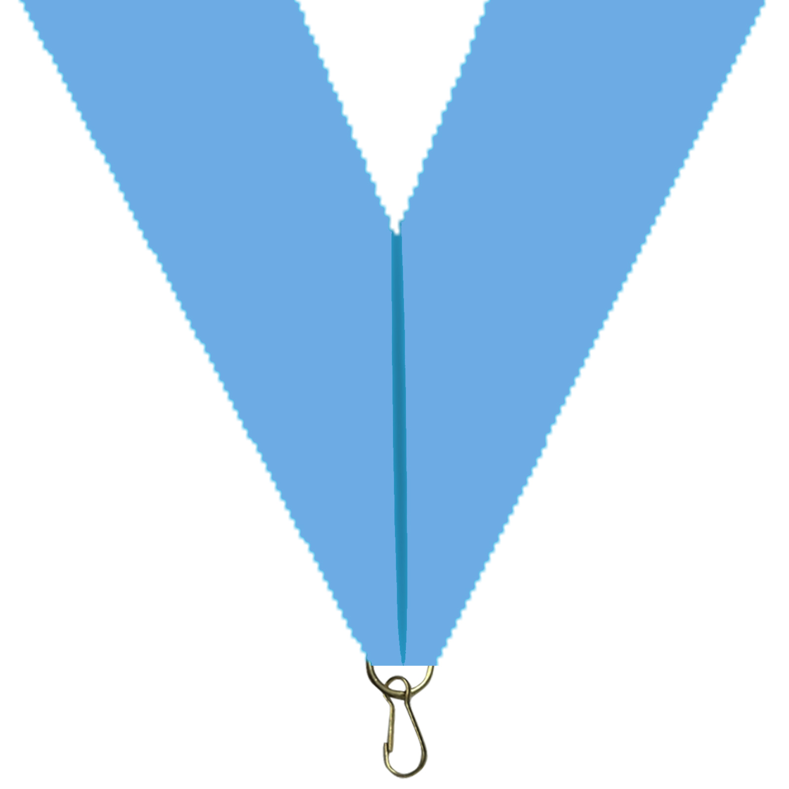 RB-07 880mm×22mm(34''×7/8'') Ribbon with clip LT-BLUE Color in stock