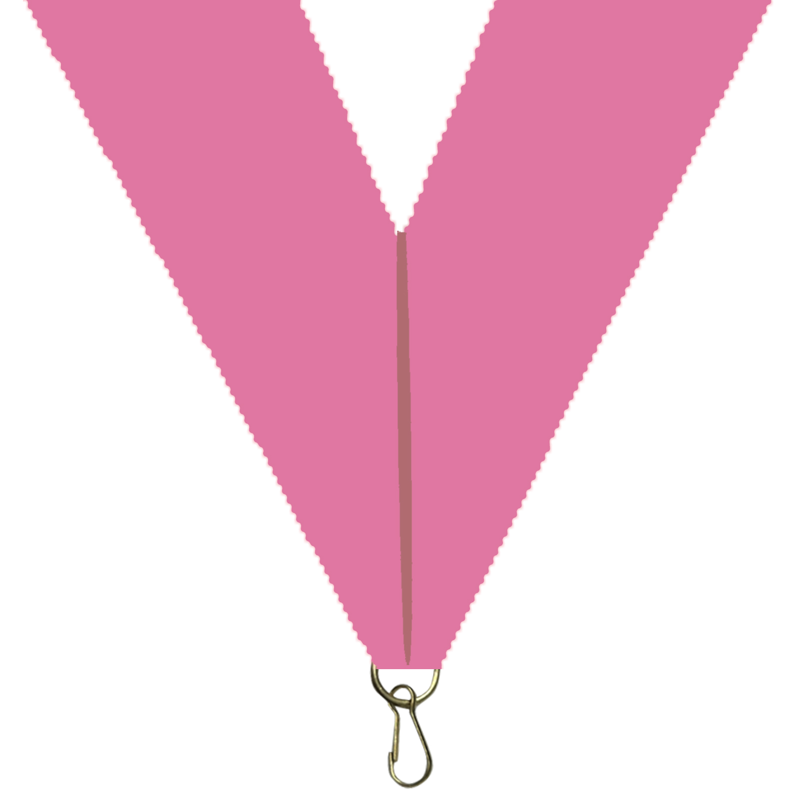 RB-09 880mm×22mm(34''×7/8'') Ribbon with clip PINK Color in stock