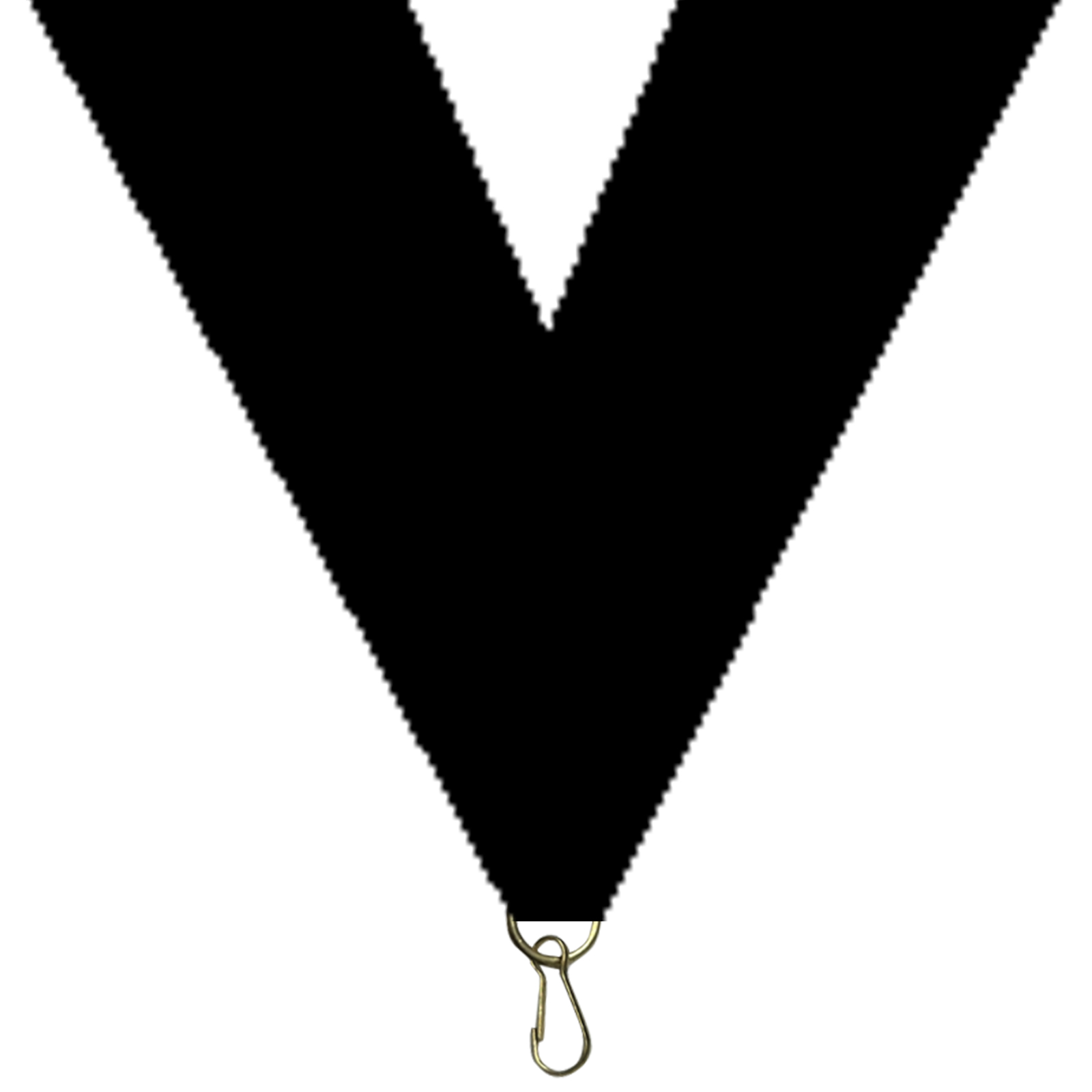 RB-10 880mm×22mm(34''×7/8'') Ribbon with clip BLACK Color in stock