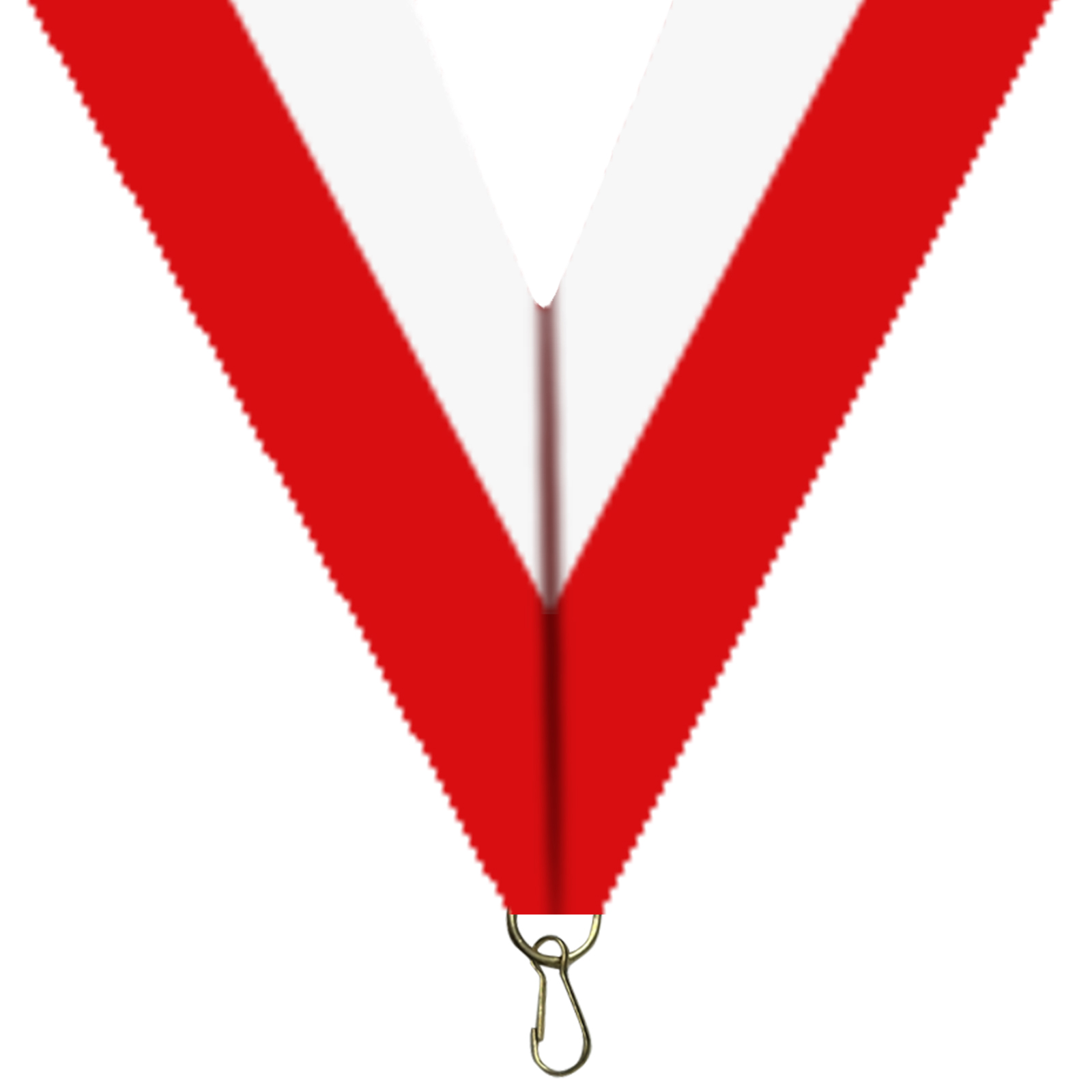 RB-22 880mm×22mm(34''×7/8'') Ribbon with clip RED-WHITE Color in stock