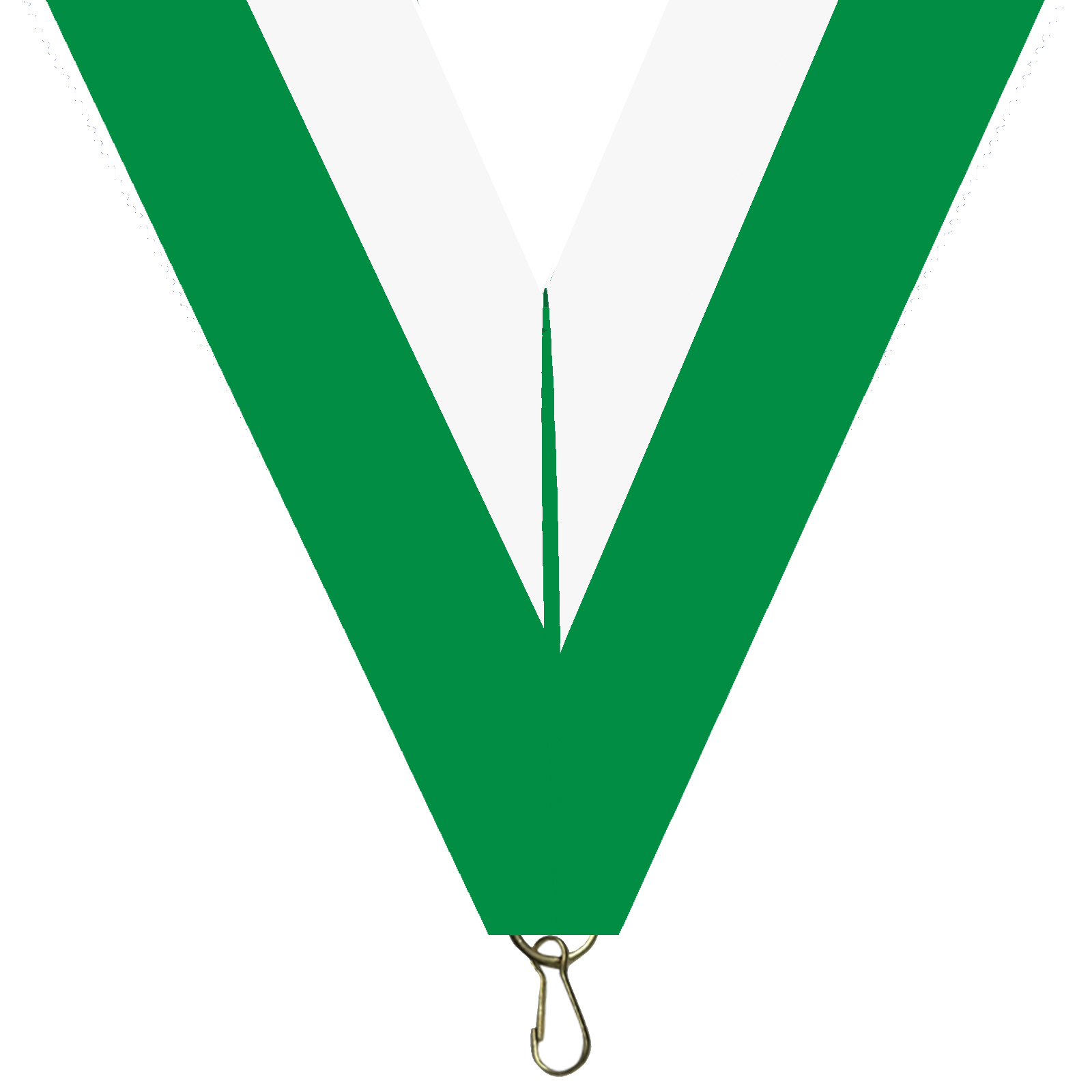 RB-25 880mm×22mm(34''×7/8'') Ribbon with clip GREEN-WHITE Color in stock