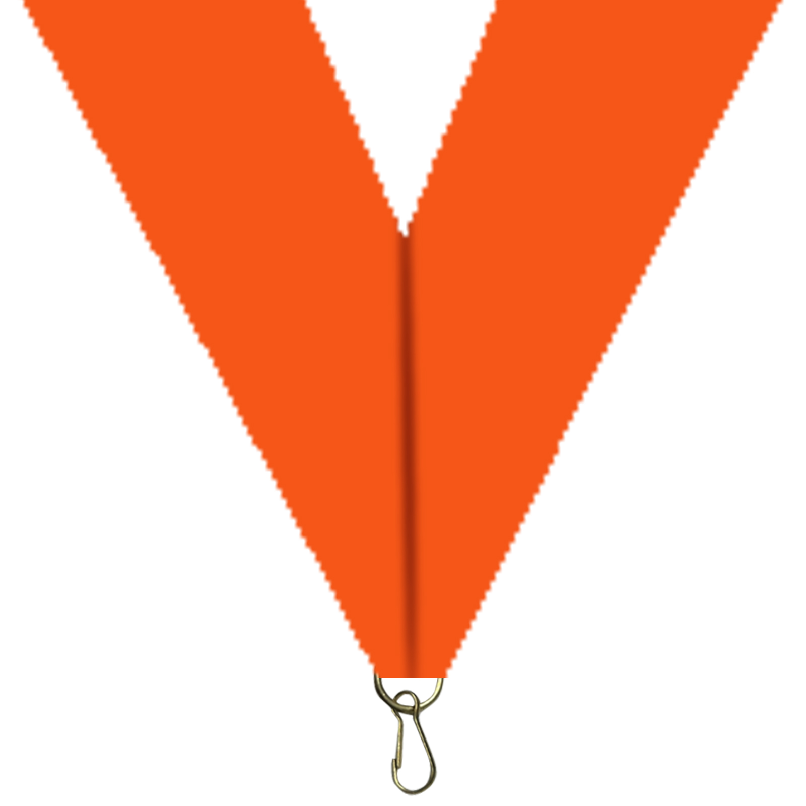 RB03 22MM Ribbon with clip DRANGE in stock